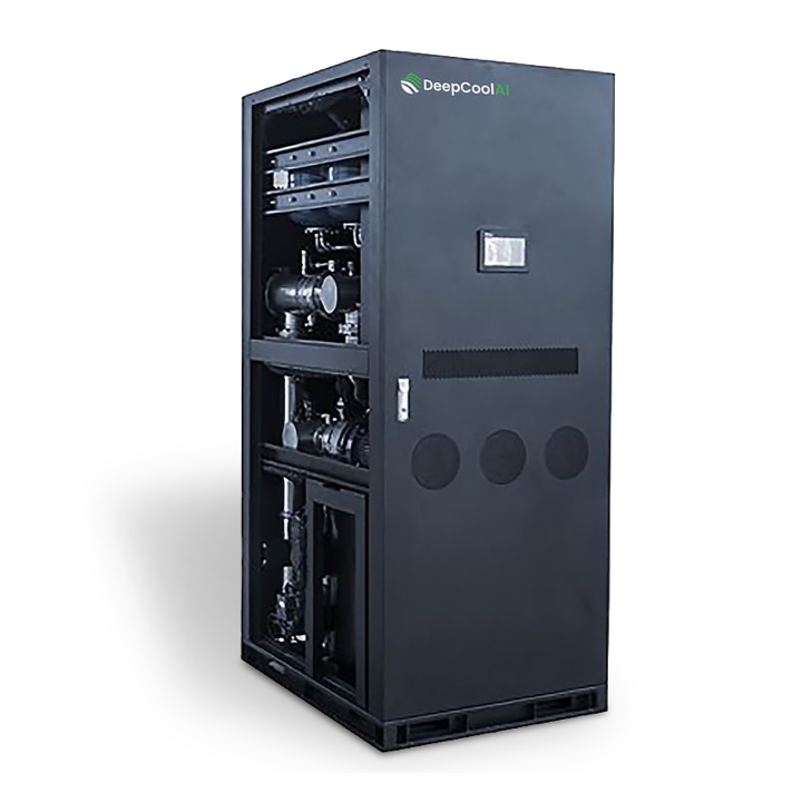 A DeepCool AI cooling distribution unit (CDU) used to cool data centers.